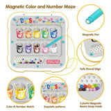 2-in-1 Magnetic Color and Number Maze