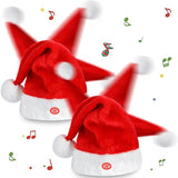 JingleJoy Musical Santa Hat